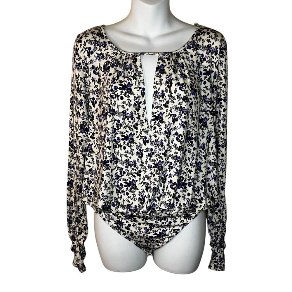 Free People Intimately Kaya floral bodysuit size M